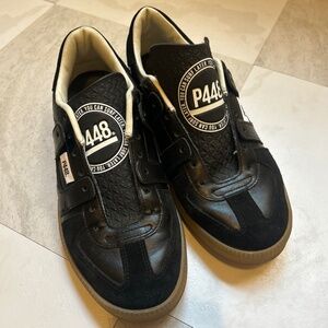 P448 Monza Black Glitterfine Sneaker women's Size 38 US8